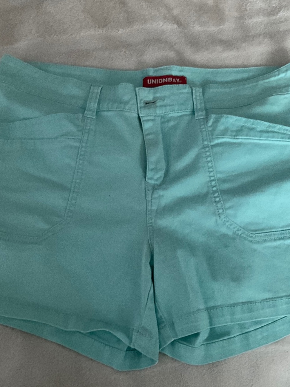 Unionbay • Seafoam Stretch Cotton Shorts • Size 15 - Picture 3 of 8